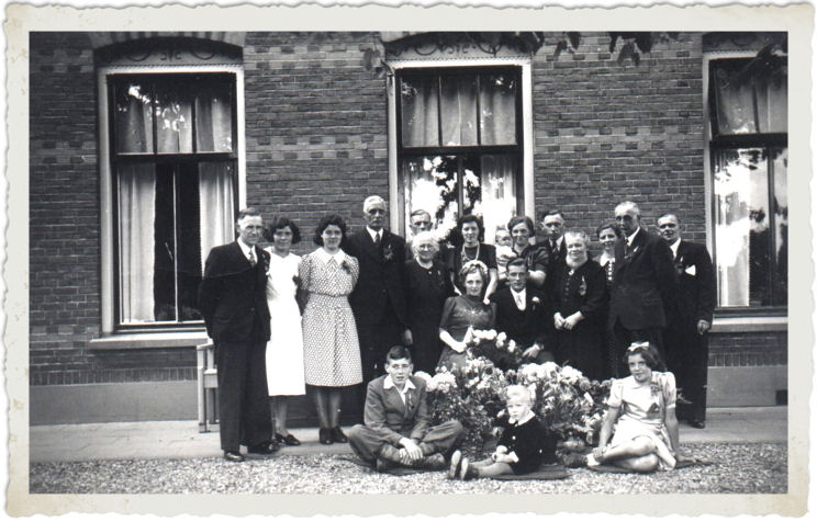 Huwelijksfoto Johannes Doornheim en Dinnie Oonk